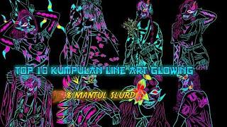 TOP 10 Kumpulan line art glowing 2020