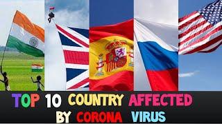 Top 10 country affected by corona virus ! Coronavirus ! T4 Top10 ! Top10