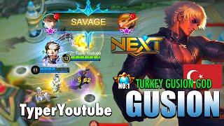 Gusion Easy SAVAGE!! Next Level Hand Speed! | Top Global Gusion By TyperYoutube ~ MLBB