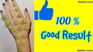 Unique mehndi design with - Lady Finger || New mehndi trick by using Lady Finger || trick mehndi