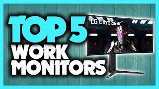 Best Work Monitors in 2020 [Top 5 Monitors For Working From Home]