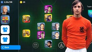 Legend Manager J. CRUYFF in PES 2020 Mobile | Manager Jordy Cruijff Formation & Tactics in Pes 20