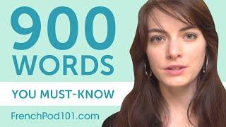 900 Words Every French Beginner Must Know