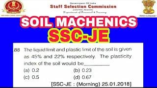 Soil machenics,#Ssc je previous years question, #property of soil, #SRcivil tech.