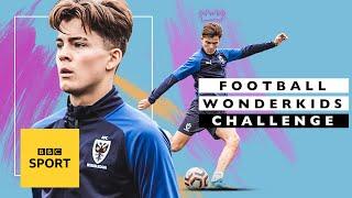 England U15's Leo Castledine kicks off our new 'Wonderkids' challenge | WONDERKIDS