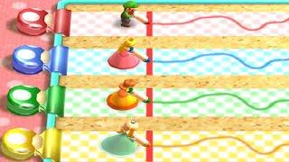 Mario Party: The Top 100 - MiniGames - Luigi vs Rosalina vs Peach vs Daisy (Master Cpu)