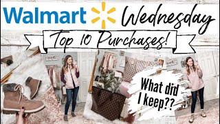 WALMART WEDNESDAY: TOP 10 FAVORITE PURCHASES! What Have I Kept??