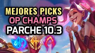 MEJORES PICKS Y CAMPEONES OP - PARCHE 10.3 League of Legends 2020 - OP Champs LOL Temporada 10