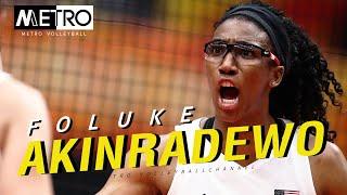 Top 15 CRAZY Action by Foluke Akinradewo  USA Volleyball World Championship 2018