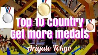 Top 10 country who get more medals in Tokyo