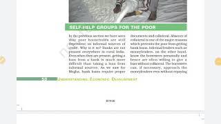 Class 10 Economics Chapter 3 - Money and Credit (part - 8) Self help groups for poor