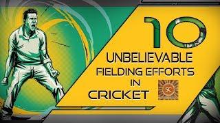 10 Unbelievable fielding efforts in Cricket | Simbly Chumma