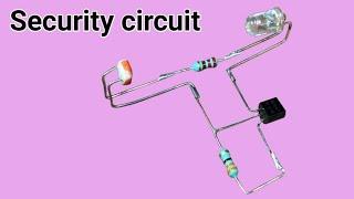 LDR security alarm circuit