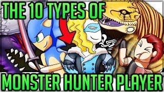 The 10 Types of Monster Hunter Player! (Which One Are You?) #iceborne #mhwiceborne #top10 #top5 #mhw