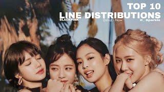 【 TOP 10 Mejores Line Distribution de BLACKPINK】