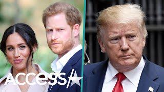 Why Meghan Markle And Prince Harry Are Skipping President Trump's Buckingham Palace Visit