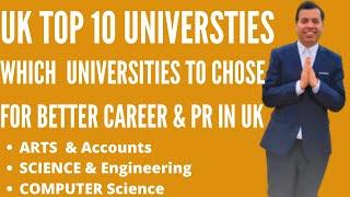 UK STUDENT VISA | TOP 10 UK Universities for UK FOR SEP 2020 - JAN 2021 Intake | STUDY IN UK