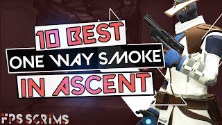 Top 10 Best One Way Smoke In Ascent - Valorant