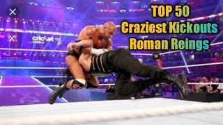 WWE Top 50 Craziest,Shocking  And Greatest Kickouts Of Roman Reings Of All Time_HD