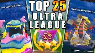 TOP 25 *ULTRA LEAGUE* POKÉMON GO BATTLERS - GO BATTLE LEAGUE TOP PICKS | POKÉMON GO