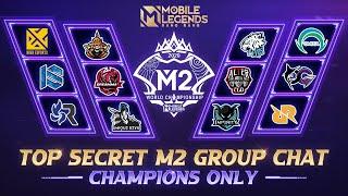 Top Secret M2 Group Chat | Mobile Legends: Bang Bang