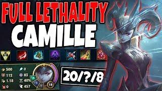 BREAK THE LIMITS | MOST OP Full Lethality Camille Season 10 Build | LoL TOP Camille s10 Gameplay