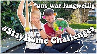 10 CRAZY #StayHome CHALLENGES ! OSTER FERIEN QUARANTÄNE MIT MAX | MaVie Noelle Family