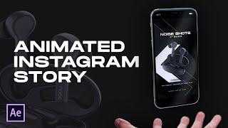 Instagram Story Animation in After Effects - Complete After Effects Tutorial (Free Project)