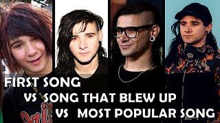 EDM DJ First Song VS Song That Blew Up VS Most Popular Song