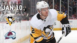 Game Recap: Penguins vs. Avalanche (01.10.20) | Evgeni Malkin’s Big 3rd Period Goal