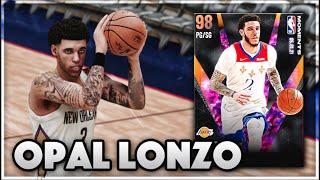 GALAXY OPAL LONZO BALL IS INCREDIBLE!! ONE OF THE TOP 5 POINT GUARDS IN NBA 2K21 MyTEAM!!