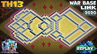 New TH13 WAR BASE with LINK and Replay 2020 | Best Town Hall 13 War Base