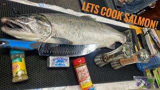 Let's Cook This Coho Live!! (Salmon Fishing Tips & Tricks)