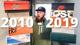 TOP 10 SNEAKERS OF THE DECADE!!! (2010 - 2019)