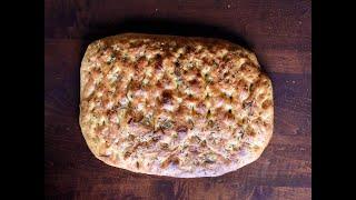 Quarantine Focaccia-No Knead | Christine Cushing