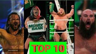 WWE Top 10 Moments Of Money In The Bank 2020 !