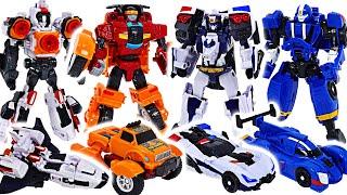 Tobot V mini transform robot Monster, Captain Police, Rocket, Speed appeared! | DuDuPopTOY