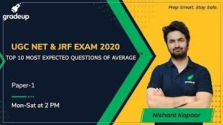 TOP 10 MOST EXPECTED QUESTIONS OF AVERAGE for UGC NET | MHSET | KSET | Gradeup | Nishant Kapoor