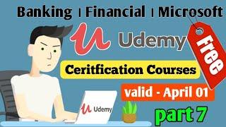 Top 10 Bank and Finance Certification Courses। Udemy free course। Udemy course 2020। Mera ek sawal