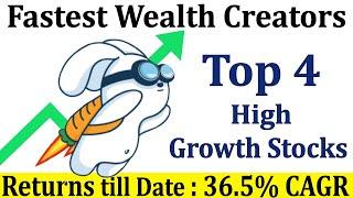 Top 4 Fastest Growing Stocks | Best 4 Stocks for Long Term | Consistent Compounders