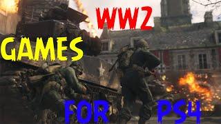 Top 10 Amazing games of WW2 for PS4 ( FPS, Action, Strategy, RPG, Simulation).