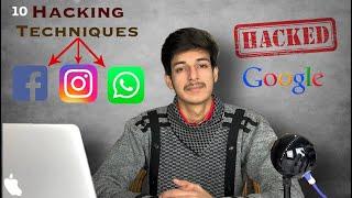 Top 10 Common Techniques to Hack FaceBook, Google or Any Service {Urdu&Hindi}