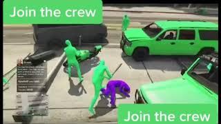 TOP 10 GREEN VS PURPLE ALIENS WAR GTA5 ONLINE TIKTOK VIRAL