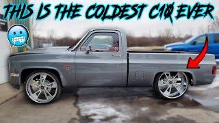 100K C10 TRUCK TUCKING 26S RED CUSTOM INTERIOR FLAWLESS