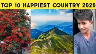 Top 10 Happiest Country in the world | 2020 | உலகின் மிக மகிழ்ச்சியான நாடு | Tamil | singaravelan s