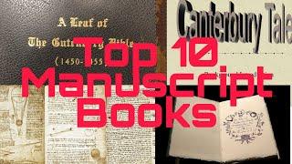 Top 10 Manuscript books/top hand written books/highest price books