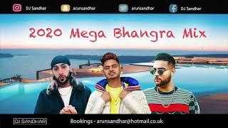 2020 BHANGRA MASHUP " DJ  SANDHAR " DOP,50 min NOSTOP BHANGRA mashup