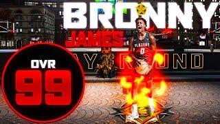 99 OVR BRONNY JAMES TAKES OVER the PARK in NBA2K20