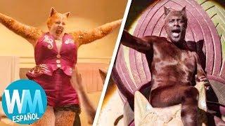 ¡Top 10 Momentos Más VERGONZOSOS de la Película "CATS"!