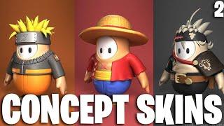 *NEW * TOP 10 FALL GUYS SKIN CONCEPTS PART 2! | Fall Guys Ultimate Knockout Season 2 Skin ideas!